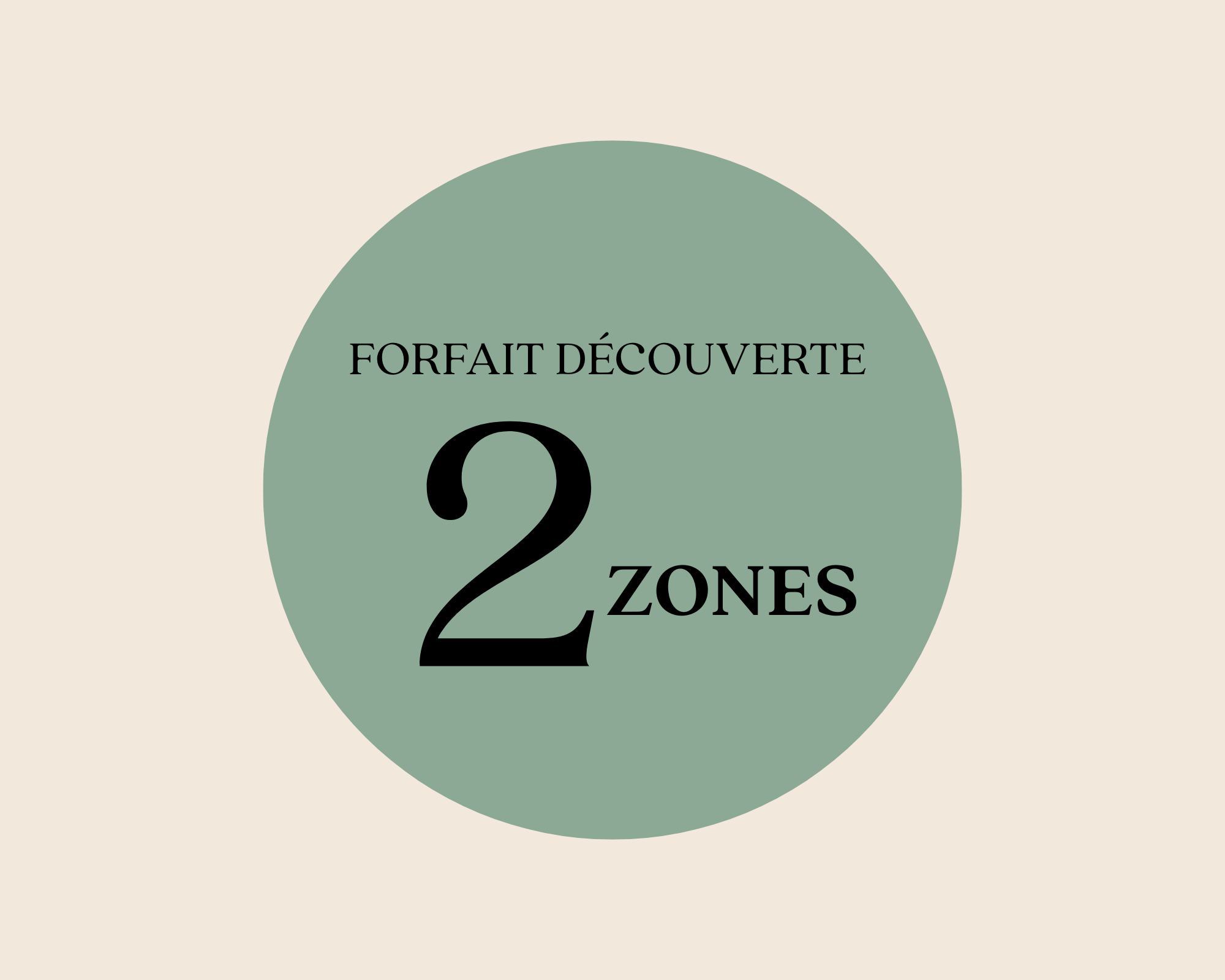 FORFAIT DÉCOUVERTE : 2 ZONES image